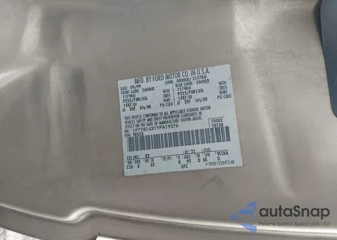 2000 Ford Ranger Xlt z USA, uszkodzony, nr VIN 1FTYR14X1YPA19276